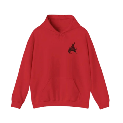 NADIE SABE MOST WANTED HORSE HOODIE RED