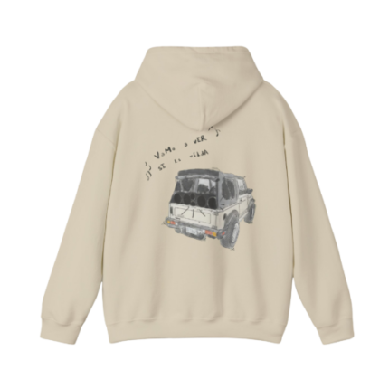 DTMF Tour Merch – Cream Vamos A Ver Si Es Velda Hoodie