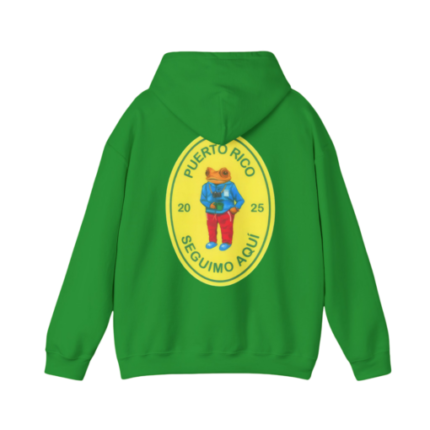 DTMF Merch – Green Concho Hoodie