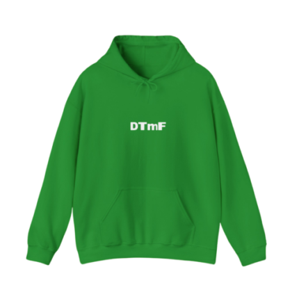DTMF Merch – Green Concho Hoodie