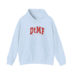 DTMF Merch – Red Blue Embroidery Hoodie