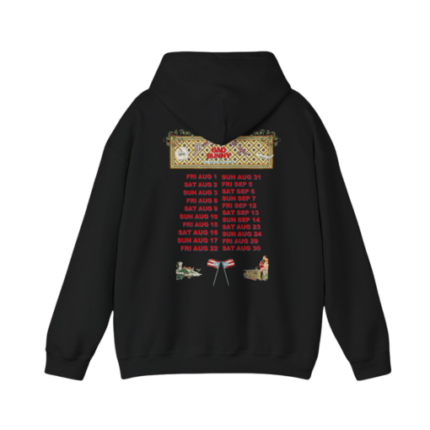 EXCLUSIVE – DTMF Black Green Concho Tour Dates Hoodie